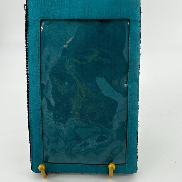 Mary Frances Peace Sign Beaded Crossbody Phone Bag - Picture 5 of 8